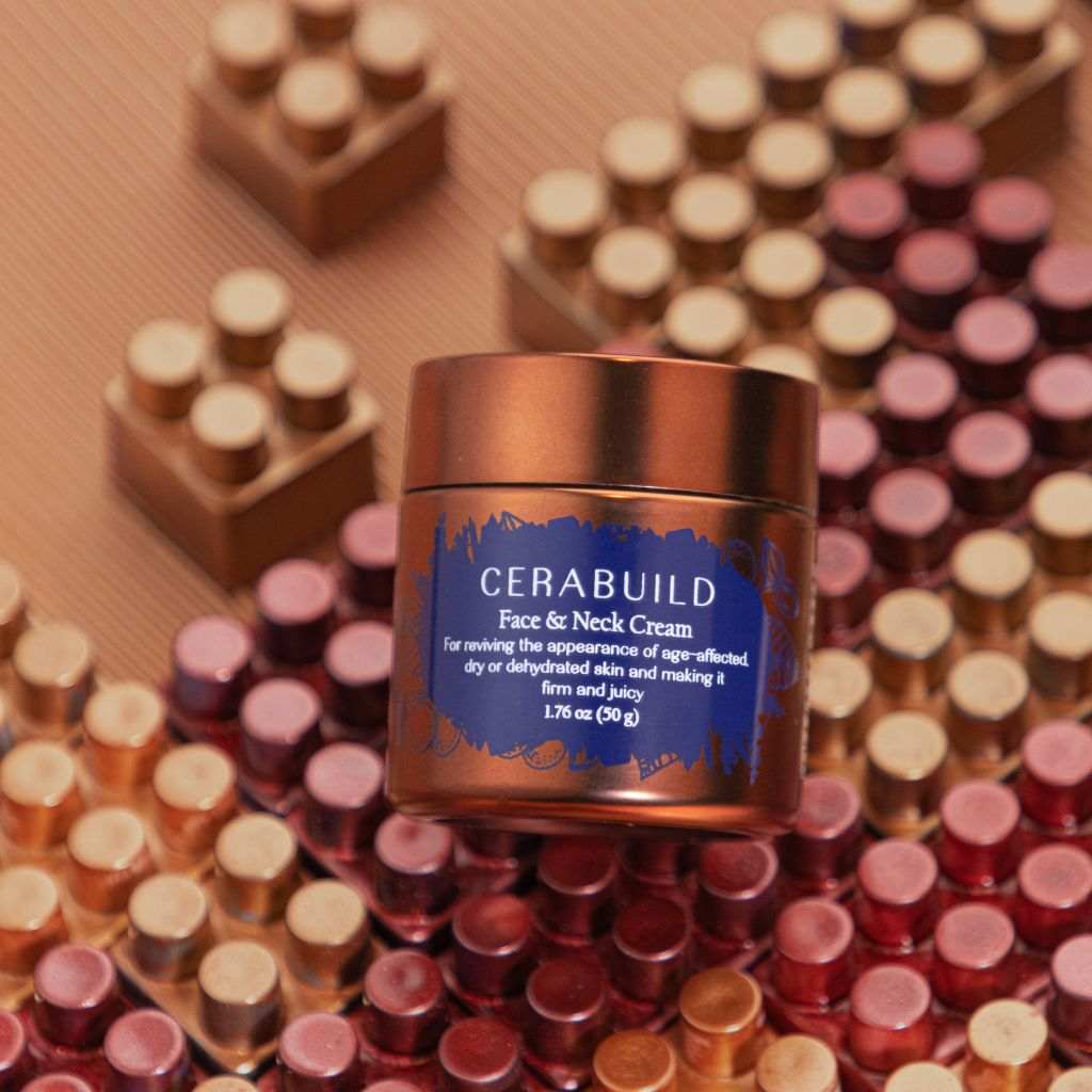 Cerabuild Face and Neck Cream - Resurface, Plump &amp; Protect Your Skin with Phyto-Ceramides Lotion &amp; Moisturizer A Modernica Naturalis 